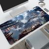 Anime One Piece Mouse Pad E-Sports Grande de Alta Qualidade Antiderrapante Espessado para Teclado Jogo Computador Mesa Almofada de Pulso