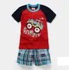 Roupas de Casa Amarelas de Desenho Animado de Manga Curta para Meninos Roupas Infantis Roupa de Verão Primavera Roupa para Ar Condicionado Pijama K207