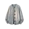 Suéter tipo Henley de estilo americano, nueva colección primavera/otoño, moderno y elegante, con un tacto de alta gama, prenda de punto casual y versátil para hombres y mujeres