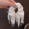 Pulsera de Banda de Cuero Estilo Coreano Doble Propósito Anillo para el Cabello de Cristal Simple Distintivo Ins Celebridad de Internet Estilo Mori Novia Mujeres Cola de Caballo Banda de Cuero