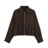 Comercio Exterior 2026 Otoño Nuevo Moda Europea y Americana Chaqueta Abrigo con Cuello Polo Traje de Pantalón Largo Casual para Mujer