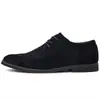 Venta directa de fábrica zapatos de plataforma zapatos de cuero mate estilo británico zapatos de hombre de cuero y terciopelo talla grande 4546 zapatos casuales de negocios moda