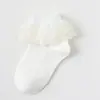 [Nuevo Producto] Calcetines de Verano y Primavera para Niñas, Calcetines de Malla Transpirable Finos de Verano con Adorno de Encaje