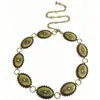 Cadena de cintura de metal de moda transfronteriza europea y americana para vestido accesorio de cinturón de estilo étnico retro accesorio de cinturón cinturón para atuendo faja de cintura