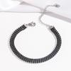 Pulsera Kaga Europea y Americana Transfronteriza Acero de Titanio Estilo Femenino Por Todo el Cielo Nacido de las Estrellas Diseño de Nicho Filas y Perforaciones Pulsera de Moda Pulsera