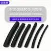 Tira de Espuma de Silicone Preta em Formato O Vedação Impermeável Resistente a Altas e Baixas Temperaturas Isolante Esponja de Borracha de Silicone Tira Redonda Macia Personalização