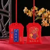 Saquito Zodiacal, bolsita de fragancia clásica, bolsa amuleto, bolsa talismán de Año Nuevo para el año zodiacal propio, colgante de cuello portátil, empaquetado individualmente