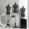 Modelo utilería femenino medio cuerpo colgador modelo de mesa traje vestido soporte de exhibición para fotos de boda modelo de maniquí para tienda de ropa