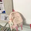 Mochila Escolar Estilo Ins para Mujer Estudiante Universitaria Moda Gran Capacidad Mochila de Viaje Bolso Cruzado Multiusos Mochila para Escuela Secundaria