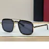 Ct0194 Moda Europea y Americana Transfronteriza Cuadrado Retro Metálico Gafas de Sol de Negocios para Hombres Gafas de Sol para Vacaciones para Mujeres