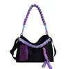 Bolsa de Ombro Única de Grande Capacidade para Mulheres, Nova Bolsa Tote Estilo Coreano de Verão para Trabalho e Deslocamento, Bolsa Transversal Fashion