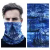 Pañuelo Mágico para Montar con Protección Solar al Aire Libre Bufanda Multifuncional Estampada Fantasma Europea y Americana Máscara de Calavera Toalla Mágica Variada