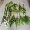 Boda Estilo Coreano con Plantas Verdes Frescas, Decoración de Ramo de Flores Atado a Mano de Graduación, Arreglo Floral, Decoración de Flores Artificiales Estilo Jardín Monet Estilo Bosque