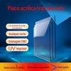 Placa de Acrílico Processamento Atacadista e Personalização Plexiglass Transparente Decorativo Placa de Corte a Laser Placa de Acrílico Colorida