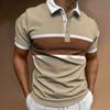 Camiseta transfronteriza de estación independiente para hombre, polo de verano de AliExpress y Amazon, polo informal con solapa para hombre.