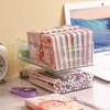 Caixa de armazenamento transparente para mesa, caixa de livros, cosméticos, joias, caixa de plástico, linda cesta de armazenamento para estudantes de animais de estimação