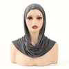 Pañuelo de cabeza de algodón sedoso Xiyin, el más vendido, versátil, para mujer, cómodo y transpirable, color liso, práctica base para poner fácilmente
