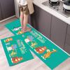 Venta al por mayor de fábrica Amazon dedicado tapete de cocina largo tapete alfombra de noche tapete de puerta de baño tapete