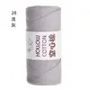 Hilo de algodón hueco de 2 mm, hilo de algodón y lino de grosor medio, hilo para tejer a mano, ganchillo DIY, hilo para envolver, hilo redondo kosori de Corea del Sur