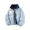 Chaqueta de Algodón Marca de Moda para Hombre Invierno 2025 Nuevo Estilo Americano Engrosada Protección contra el Frío Cálida Ropa de Trabajo Cuello Alto Ropa de Algodón Chaqueta de Algodón