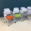 Mesa de Conferencia Plegable para Entrenamiento, Escritorios y Sillas Multifuncionales para Estudiantes, Mesa Larga Plegable Doble para Entrenamiento, Mesa de Empalme Móvil