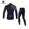 Xintown Maillot de Ciclismo Traje Largo Fluorescente Nuevo Verano Traje Largo Traje de Carrera Traje Traje de Bicicleta Hombre