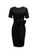 [Exclusivo transfronterizo] 2023 Amazon Vestido Negro de Cintura con Lazo de Tirantes Caliente para Mujer Venta al por Mayor al Contado