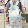 Mochila Nueva Modelo Estilo Japonés de Alto Valor Fresca Dulce Linda de Estrella para Estudiantes de Secundaria y Preparatoria Mochila Ligera de Viaje