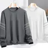 Envío RápidoSudadera Estampada de Cuello Redondo para Hombre, Nueva de Primavera/Otoño, Holgada de Manga Larga, Pulóver, Camiseta Básica Casual a la Moda, Moderna