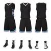 Venta al por mayor Nuevo uniforme de baloncesto transpirable para hombre, juvenil, para campus, estudiante, competición, uniforme de equipo, jersey personalizado estampado