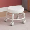 Taburete Pequeño con Ruedas Universales Dopamina para el Hogar, Taburete Bajo con Ruedas, Taburete de Tabla para Niños, Silla Pequeña Móvil, Taburete para Sofá de Sala de Estar