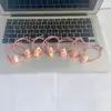 Cuerda para el Cabello de Capibara Dibujo Animado Bola para Cola de Caballo de Capibara Círculo para el Cabello Banda de Goma Nudada Rosa Adorno para la Cabeza Alta Elasticidad