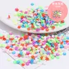 Contas de cor de gel de creme faça você mesmo, grãos de açúcar, frutas, amor, peças de cerâmica macia, material de cartão Goo, grampo de cabelo feito à mão, acessórios de cabelo