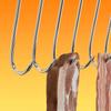 Suministro de fábrica gancho para carne de acero inoxidable gancho para tocino gancho en forma de S acero inoxidable cocina barbacoa gancho venta al por mayor