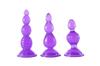 Tapón anal de cristal grande para noche larga Expansor anal gay para adultos Fabricantes de productos sexuales para adultos Tapón anal de cuentas gruesas para la parte trasera divertida