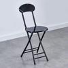Silla con Respaldo Silla de Capacitación Dormitorio de Estudiantes Silla de Computadora Simple Portátil Plegable Compacta Fuerte Ocupando Poco