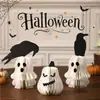 Decoraciones Temáticas de Calabaza de Halloween Disfraces de Fantasma Adornos de Escritorio Decoración de Escena de Tienda Atrezo de Ambiente