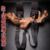 Correa Jiuai Sm con Piernas Divididas, Pinzas para Pezones y Esposas, Novedad para Adultos, Productos Divertidos para Parejas para Mujeres, Correa de Sujeción para Esparcir las Piernas, Bondage