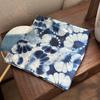 Gong Pei 2024 Nuevo Pañuelo Cuadrado Pequeño Tie-dye Verano Vintage Pañuelo para la Cabeza Protector Solar Baotou Pañuelo Elegante Combinable Pañuelo Pequeño