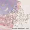 Pingente Estrela e Lua Acessórios DIY Peças de Liga Mista Pulseira com Recortes Contas para Colar Acessórios para Joias DIY