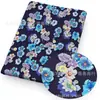Estilo Fresco y Ligero Floral de Primavera Tela Delgada de Poliéster Algodón o Lino para Accesorios Hechos a Mano DIY, 1Yc40130