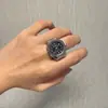 Anillo de Reloj Punk de Moda Simple Versátil Nicho Reloj de Dedo para Pareja Mini Reloj Lindo Creativo Reloj Electrónico