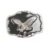 En stock águila de aleación de zinc águila hebilla de cinturón western Denim Hebilla de plato de aceite europeo y americano Hebilla hebilla de cabeza a granel