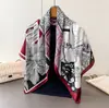 Bufanda Cuadrada Grande de Seda Artificial para Mujer, Primavera y Verano, Delgada, para Viaje, Protector Solar, Chal, 90x90cm, Bufanda, Bufanda Decorativa, Pañuelo para la Cabeza