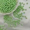 Perlas de Imitación Porosas de Alto Brillo 3-30mm Cuentas Sueltas Accesorios DIY Hecho a Mano Accesorios de Joyería Abs Cuentas para Ropa Cuentas de Colores
