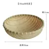 Cesta de bambu para pão de ovo cesta doméstica cesta para segurar pães tecelagem de bambu tecelagem de rattan cesta para pão no vapor pão no vapor cesta colocar cesta pequena doméstica