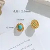 Acessórios de pulseira de turquesa natural com contas cor forte geométrico chique oco DIY novo joias acessórios mais vendidos
