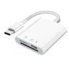 Adequado para Conversor de Carregamento Lightning para Tipo-C, Pen Drive USB para Celular, Adaptador Apple para Tipo-C
