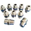 Redutor de Instrumento de Aço Inoxidável 304 Rosca Externa Dupla Adaptador de Rosca Interna e Externa M22 M24 M25 M27