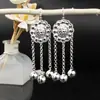 Pendientes de Pavo Real para Minorías Étnicas, Regalos Retro de Plata Miao Estilo Étnico, Accesorios de Pendientes Vintage de Imitación Plata